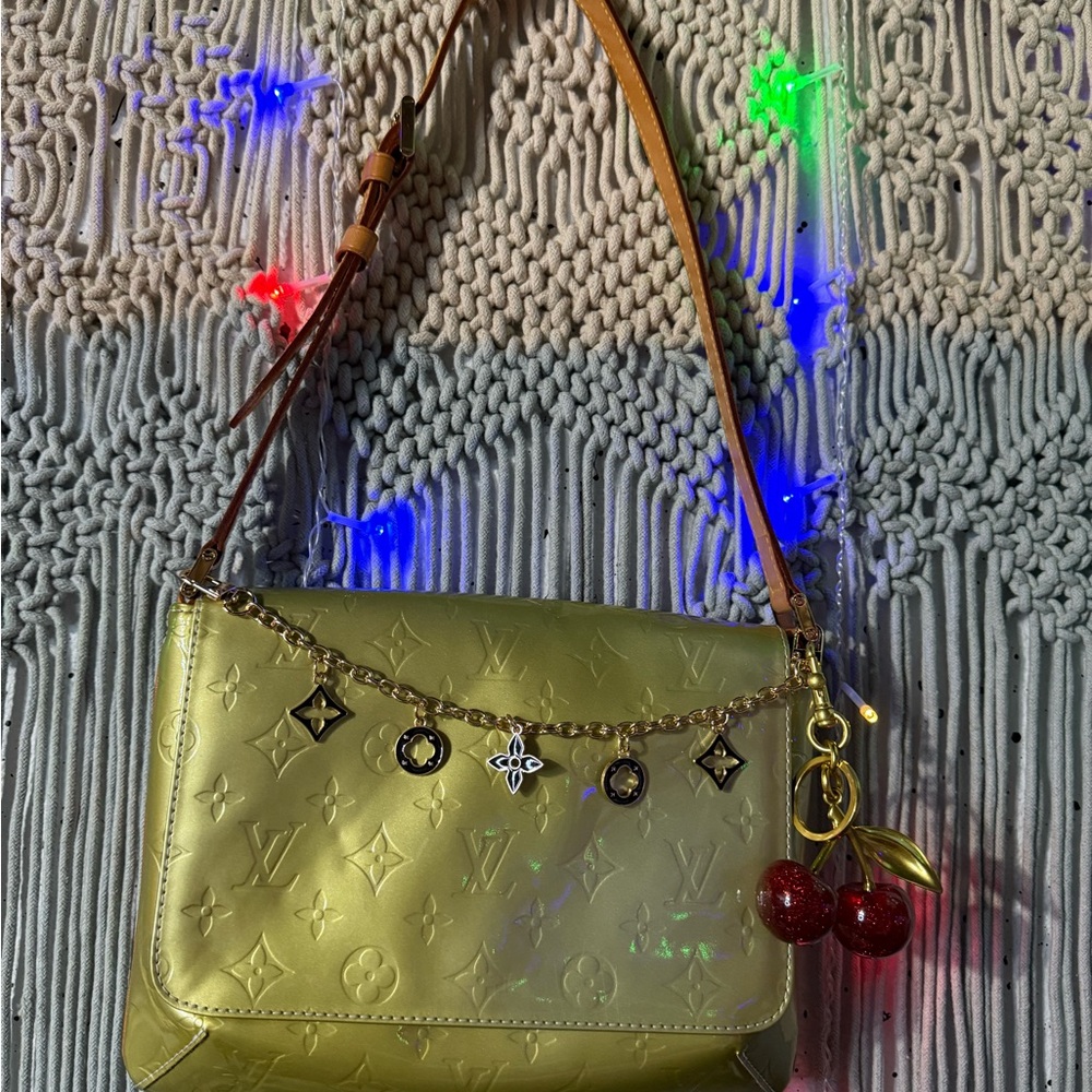 Louis Vuitton Vernis Thompson Street Shoulder Bag with Cherry Charm